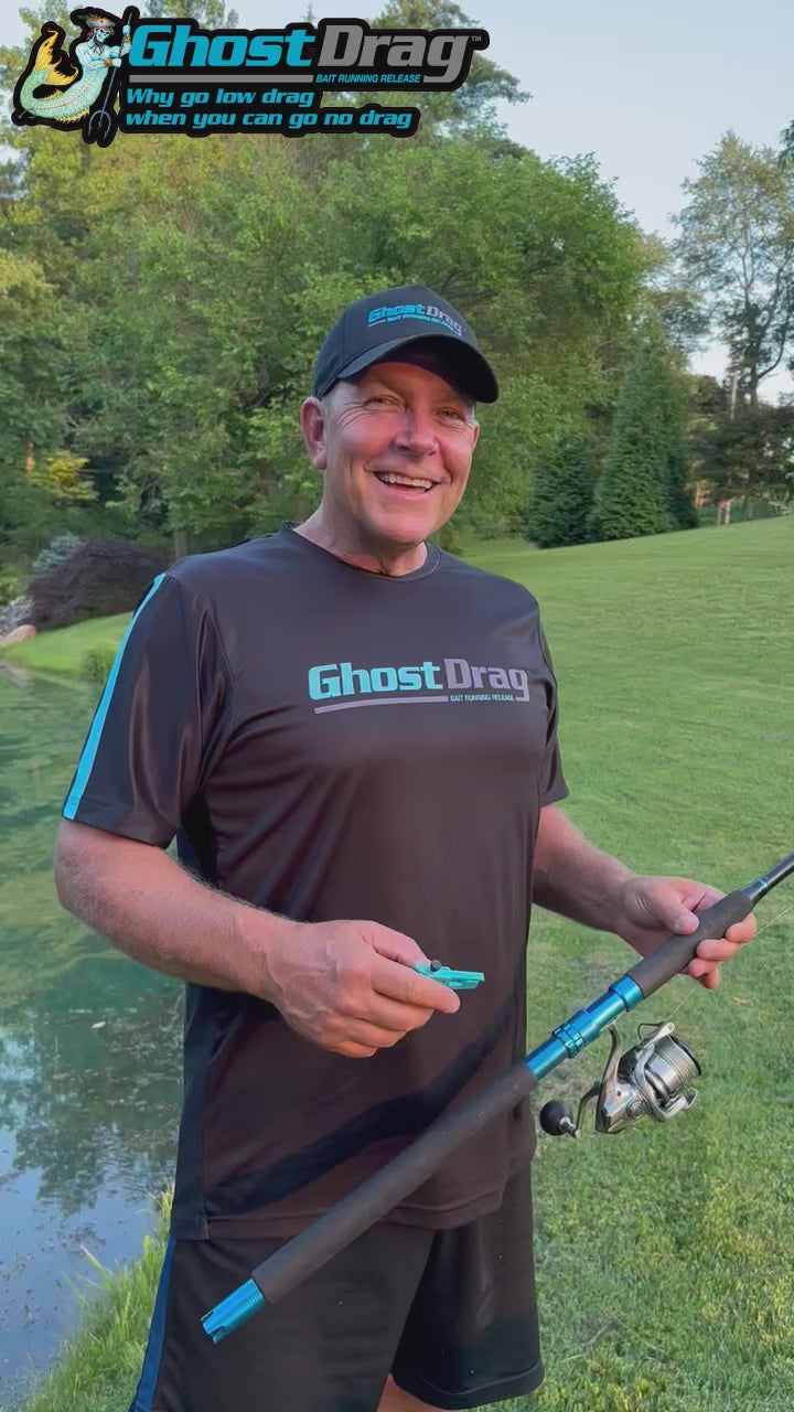 How To Use GhostDrag fishing line release to catch more fish using an open bail